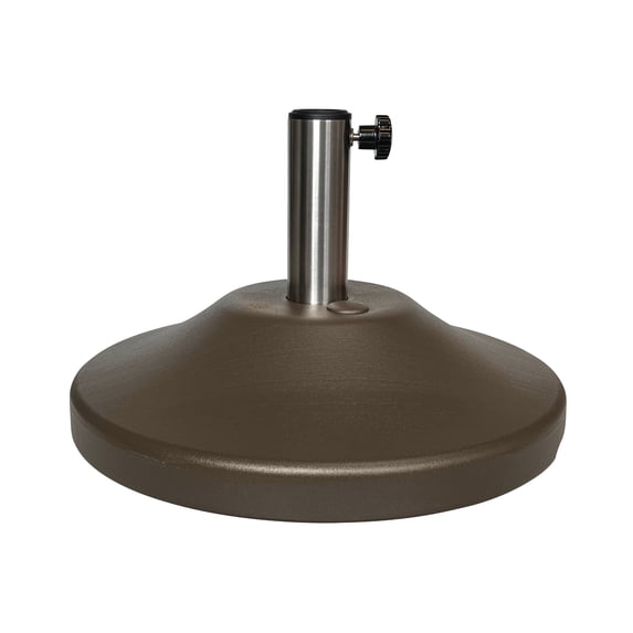 US Weight Premium 50 Pound Prefilled Umbrella Base for Patio Table - Bronze