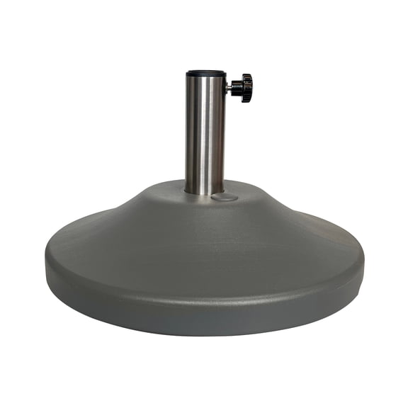 US Weight Premium 50 Pound Prefilled Umbrella Base for Patio Table - Grey