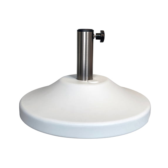 US Weight Premium Fillable Umbrella Base for Patio Table - White