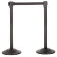 thumbnail image 1 of US Weight Sentry PLUS Stanchion with Retractable 6.5 Foot Black Belt (2-Pack), 1 of 11