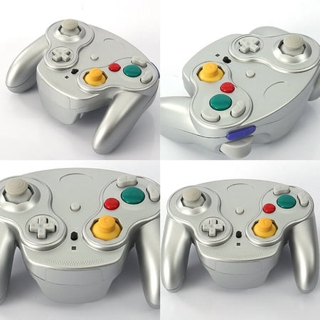 US Wireless Game Controller W/ Adapter For Nintendo Gamecube Retro GC NGC