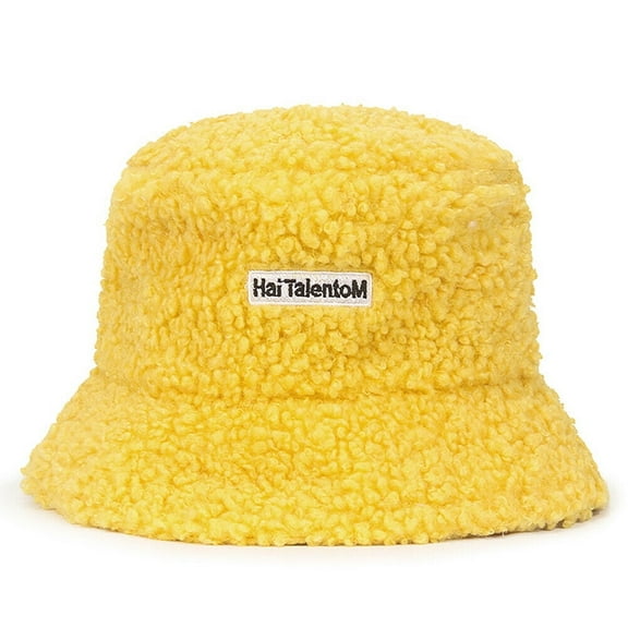 US Women Fashion Winter Bucket Hat Vintage Cloche Hats Wool Warmer Fisherman Cap