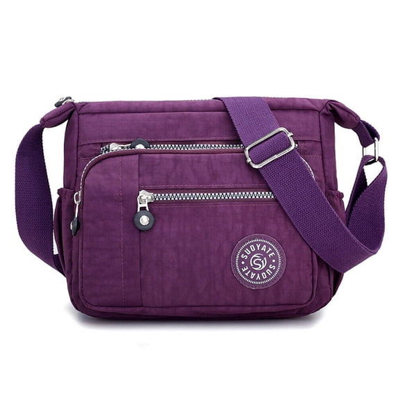 US Women's Multi Pocket Crossbody Shoulder Bag Casual Travel Handbag Waterproof