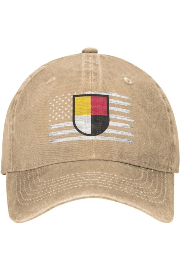 US and 3rd Special Forces Group Beret Flash Baseball Cap for Men Women Hat Adjustable Vintage Cotton Dad Caps