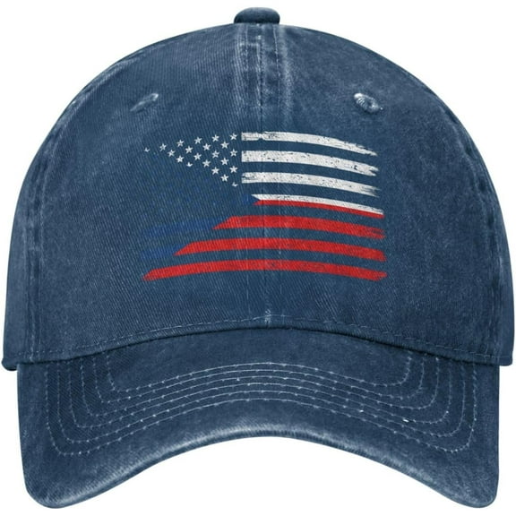 US and Flag of The Czech Republic Baseball Cap for Men Women Hat Adjustable Vintage Cotton Dad Caps