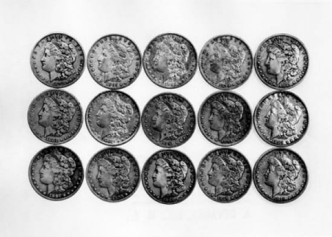 US one dollar coins Canvas Art - (18 x 24)