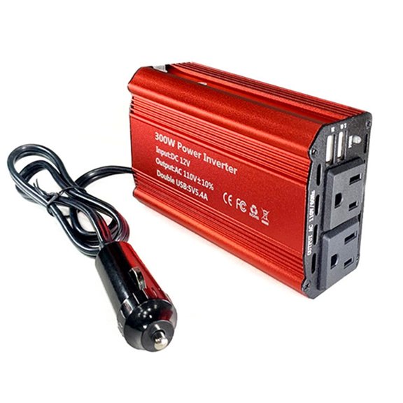 US standard 300W car inverter 12v to 110v220v car conversion power supply with dual USB car inverter