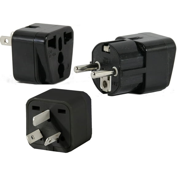 US to CHINA Travel Adapter Plug Universal ASIA Type E(C/F) A & I 3 Pack Set Kit