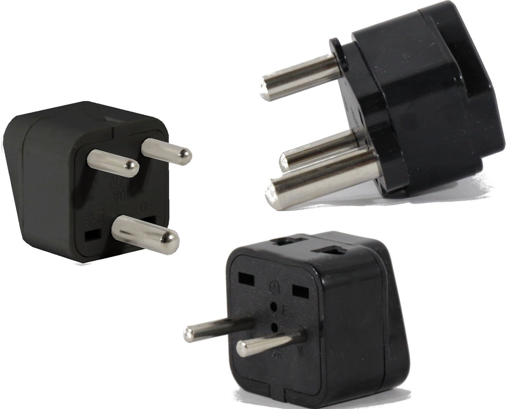 US to INDIA Travel Adapter Plug Universal ASIA Type E(C/F) M & D 3