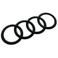 thumbnail image 1 of US85 Audi Sport 3D Ring Luggage Lid Adhesive Logo Emblem Badge Sticker Decoration Accessories (Matte Black), 1 of 4