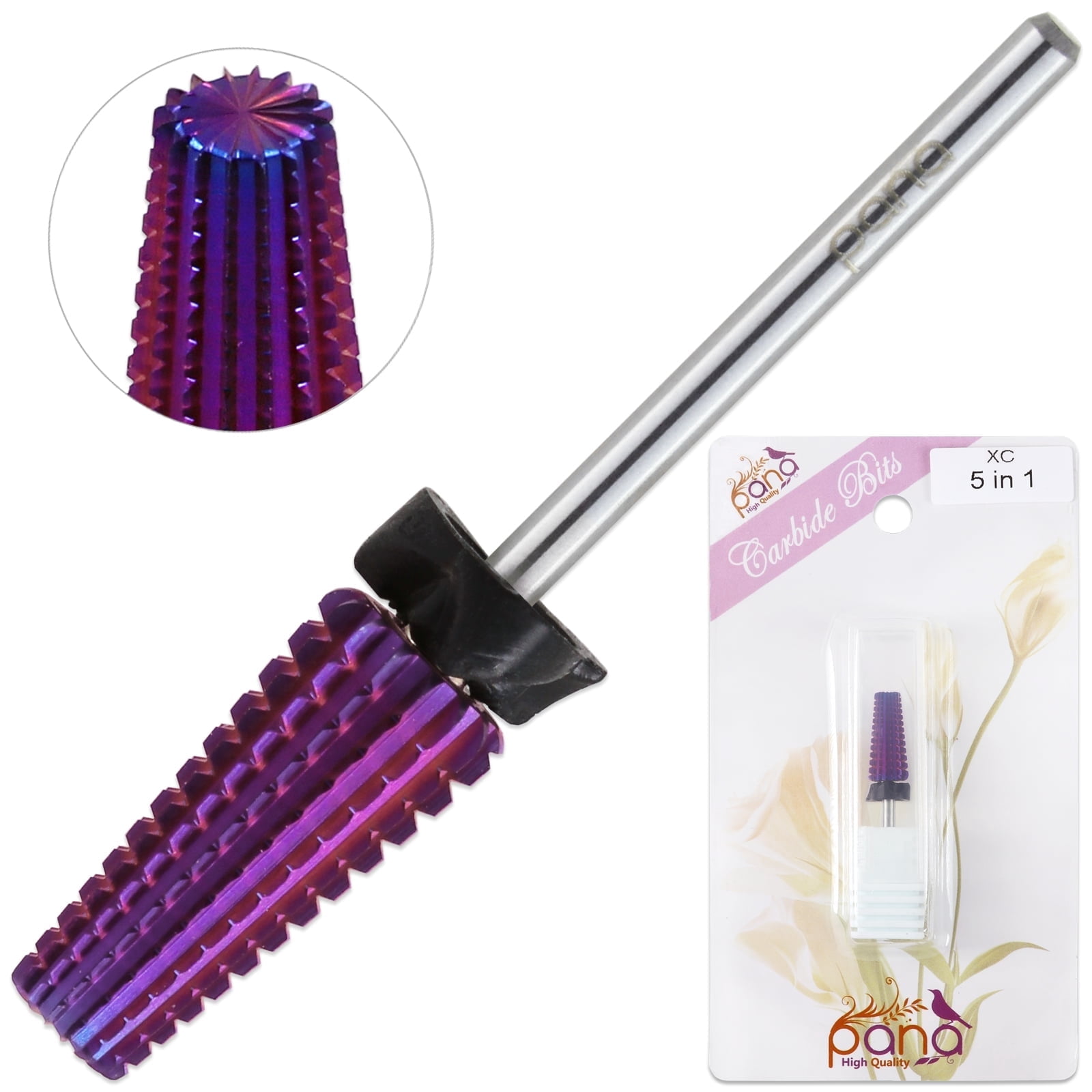 USA #1 PANA 5-in-1 Purple Nail Carbide Bit - 3/32