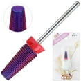 thumbnail image 1 of USA #1 PANA 5-in-1 Purple Nail Carbide Bit - 3/32" Shank- Fine, 1 of 7