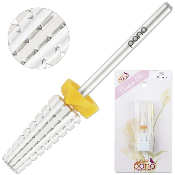 USA #1 PANA 5-in-1 Silver Nail Carbide Bit - 3/32" Shank- 2X Coarse