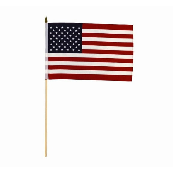USA 12x18in Grave Marker Stick Flag