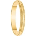 thumbnail image 1 of USA - 14k Yellow Gold 3mm LTW Milgrain Half Round Band Size 12, 1 of 5