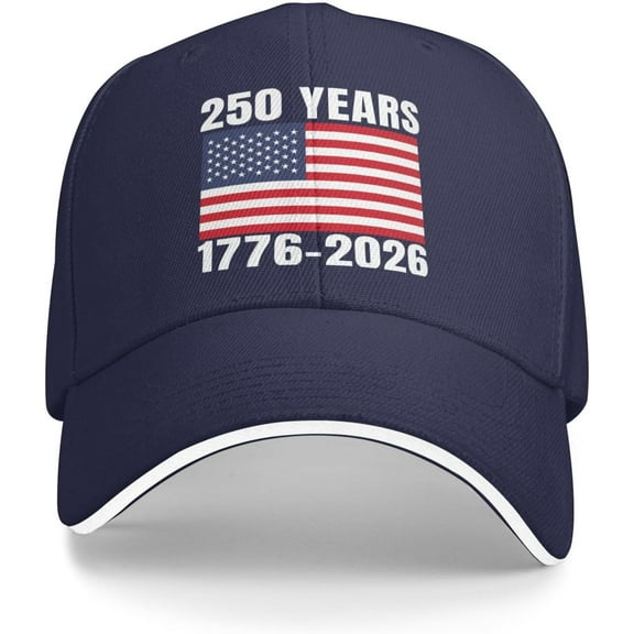 USA 1776 2026 hat 250 Years Freedom 4th of July Hats Baseball Cap