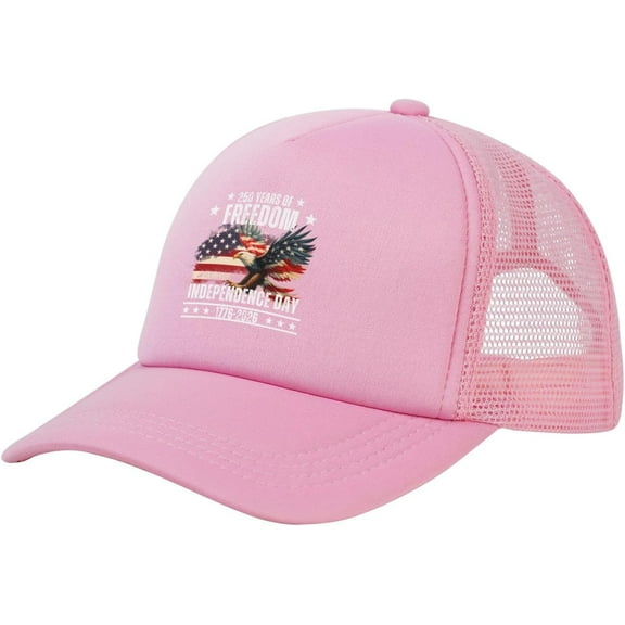 USA 1776 2026 hat 250 Years Freedom 4th of July Mesh Cap Trucker Hats