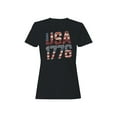 thumbnail image 1 of USA 1776 Vintage Flag Women's T-shirt, 1 of 3
