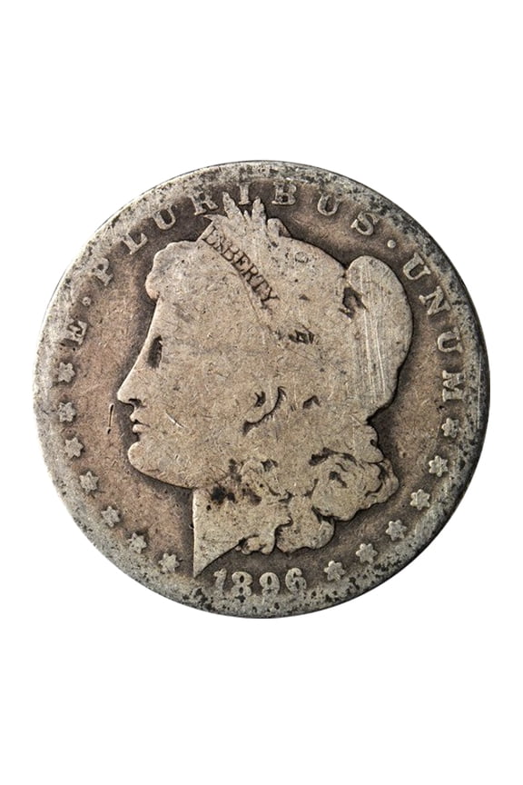 USA 1878-1904 Morgan 90% Silver Dollar Coin - $1 Cull About Good Condition