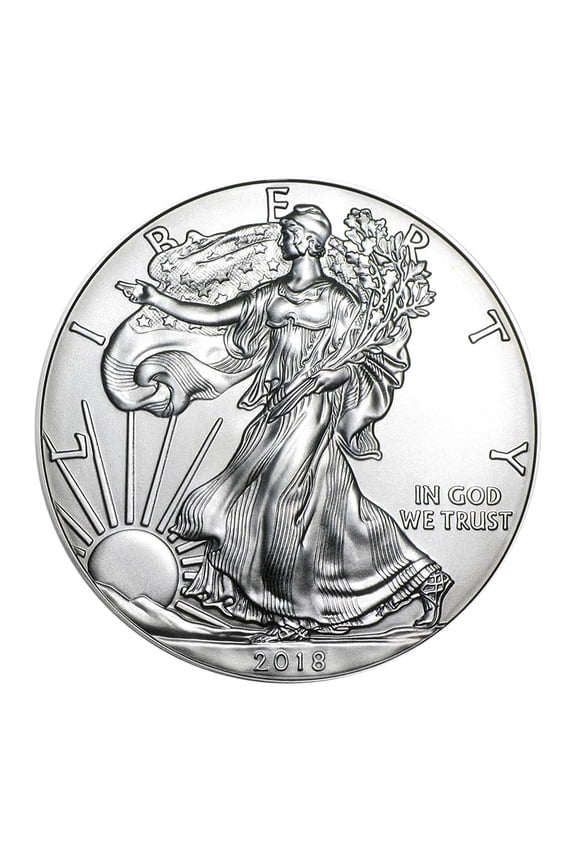 USA 2018 $1 American Silver Eagle Coin - Brilliant Uncirculated Condition