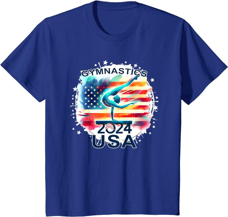 Usa 2024 Games United States Gymnastics America 2024 Usa T-shirt 