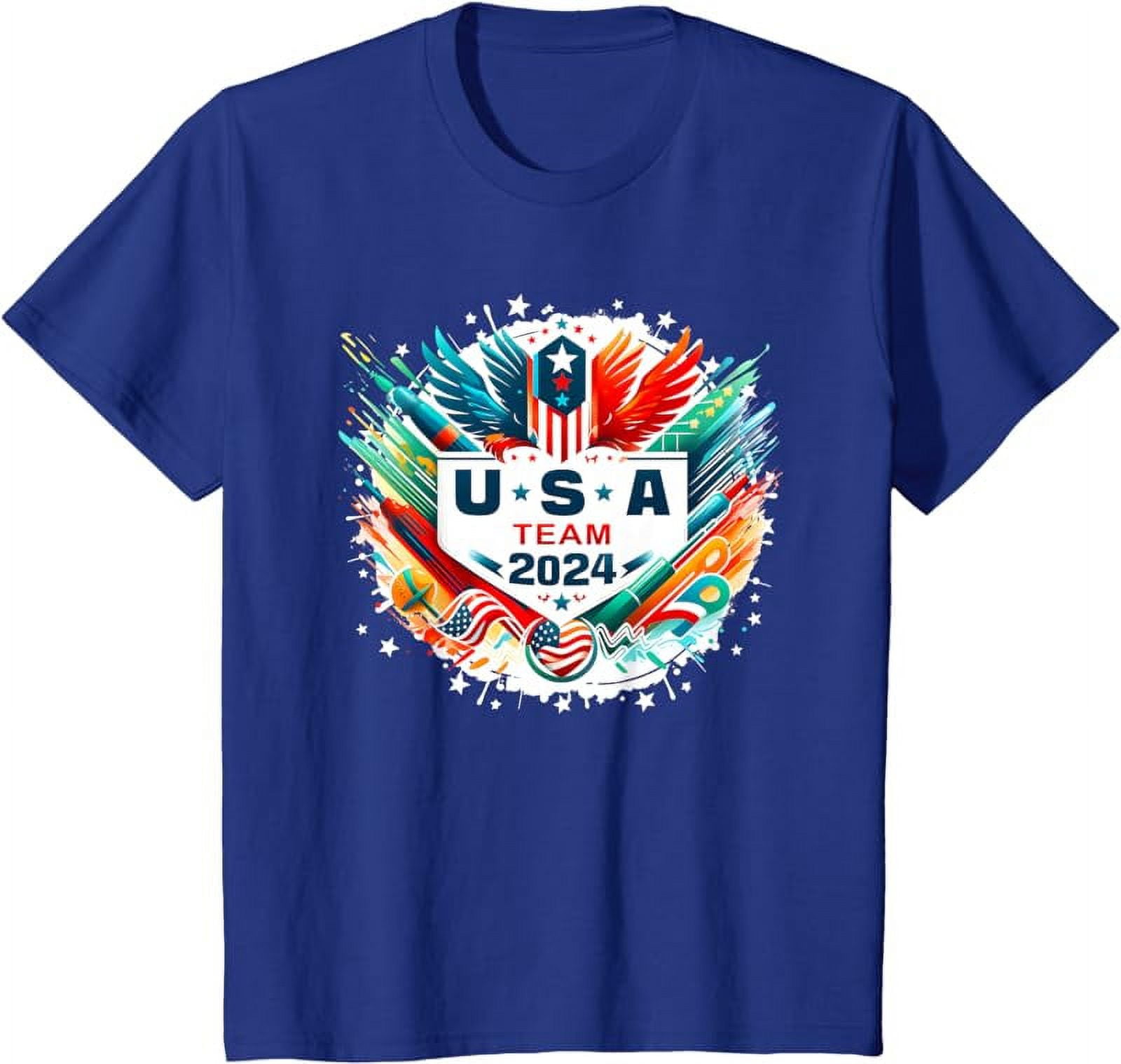 USA 2024 Go United States Sport USA Team 2024 USA T-Shirt - Walmart.com