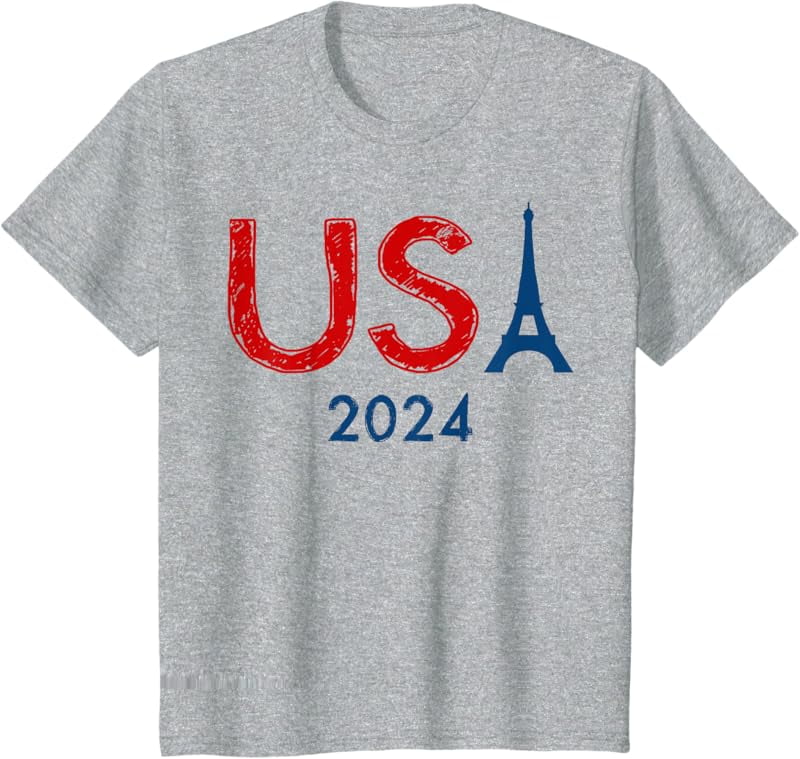 USA 2024 Paris United States Sport USA Team 2024 TShirt