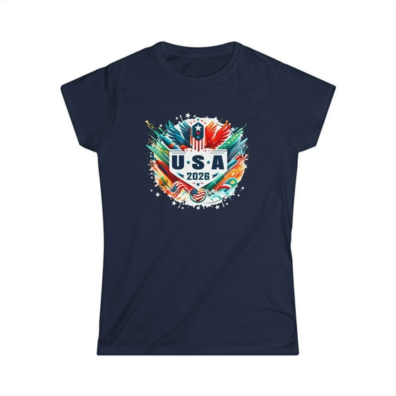 USA 2026 Go United States Sport USA Team 2026 USA T-Shirts for Women and Teens