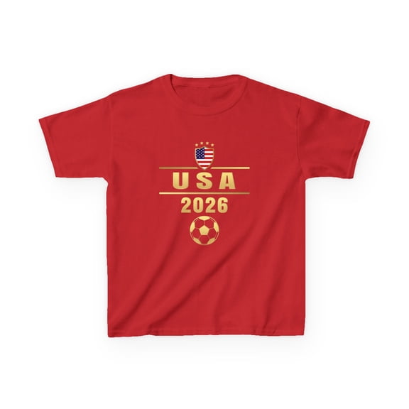 USA 2026 United States Sport USA Team 2026 Player 2026 USA T-Shirts for Kids Boys Girls