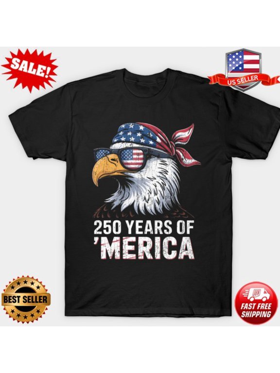 USA 250 Eagle Graphic T-Shirt