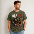 thumbnail image 1 of USA 250 Patriotic Dachshund T-Shirt, 1776–2026 America Graphic Tee, 1 of 6