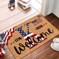 thumbnail image 1 of USA 250th Anniversary Alphabet Doormat, Polyester Indoor Outdoor Rug with 26 Letters for Personalized Last Name, Patriotic Independence Day Decor for Home Entryway, 1 of 4