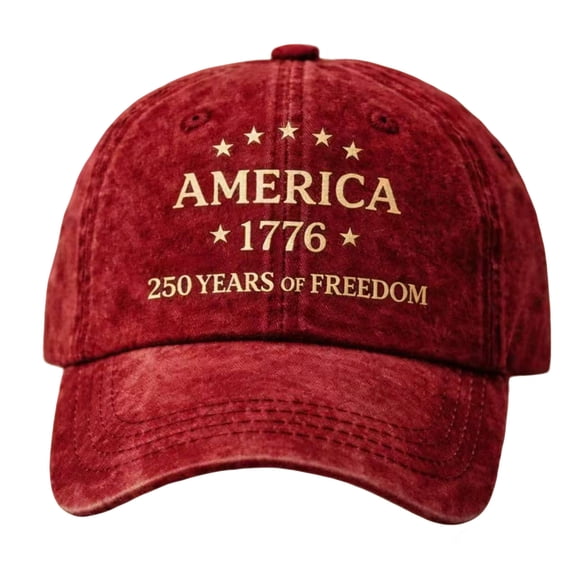 USA 250th Anniversary Baseball Cap America 1776 250 Years Freedom Vintage Style Hat Adjustable Unisex Casual Outdoor Wea