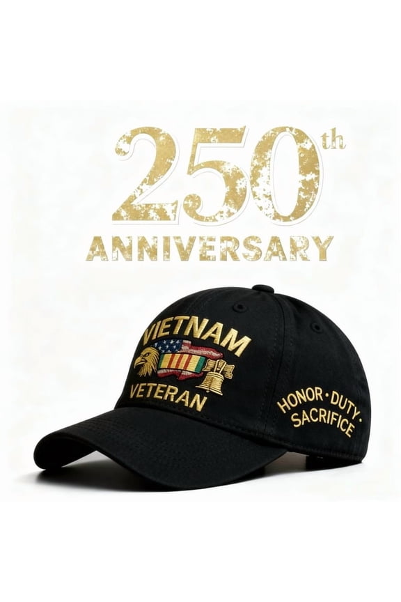 USA 250th Anniversary Baseball Cap, Classic Patriotic Pattern Embroidery Hat, Cap for Mens Womens, Gift for History Enthusiasts, Patriots, Friends, Families, Tribute US Independence 250 Years