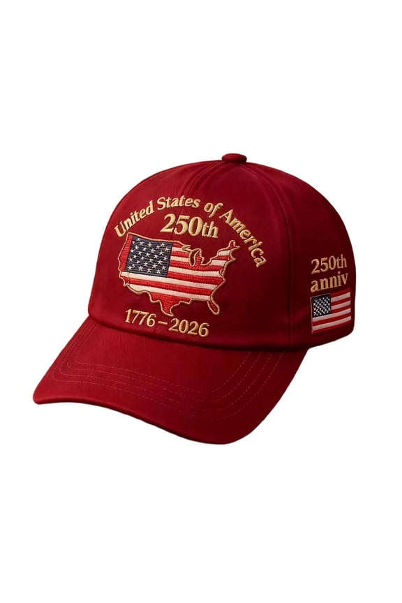 USA 250th Anniversary Baseball Caps 1776–2026 Patriotic Independence Day Adjustable Retro Leisure Unisex Sunshade Hats