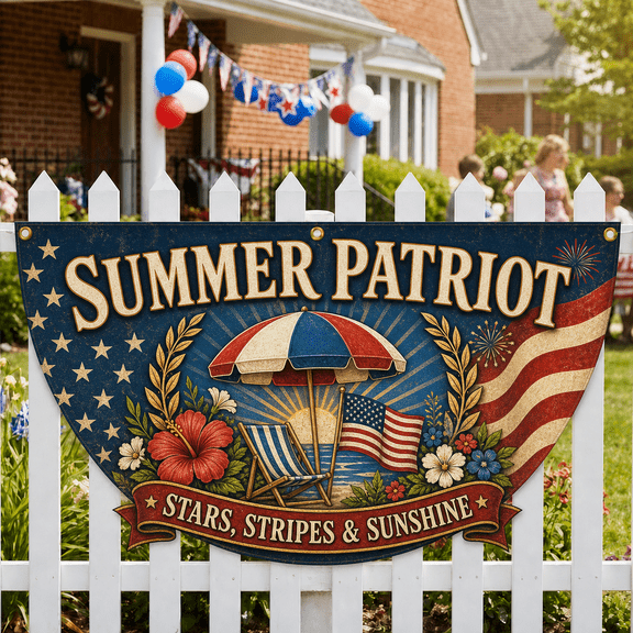 USA 250th Anniversary Bunting Banner 1776-2026 Summer Patriot Yard Flag