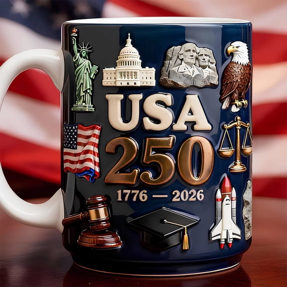 USA 250th Anniversary Coffee Mug