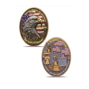 USA 250th Anniversary Commemorative Coin 2026 Independence Day Metallic Challenge Coins for Party Celebration Supplies and Holiday Gift