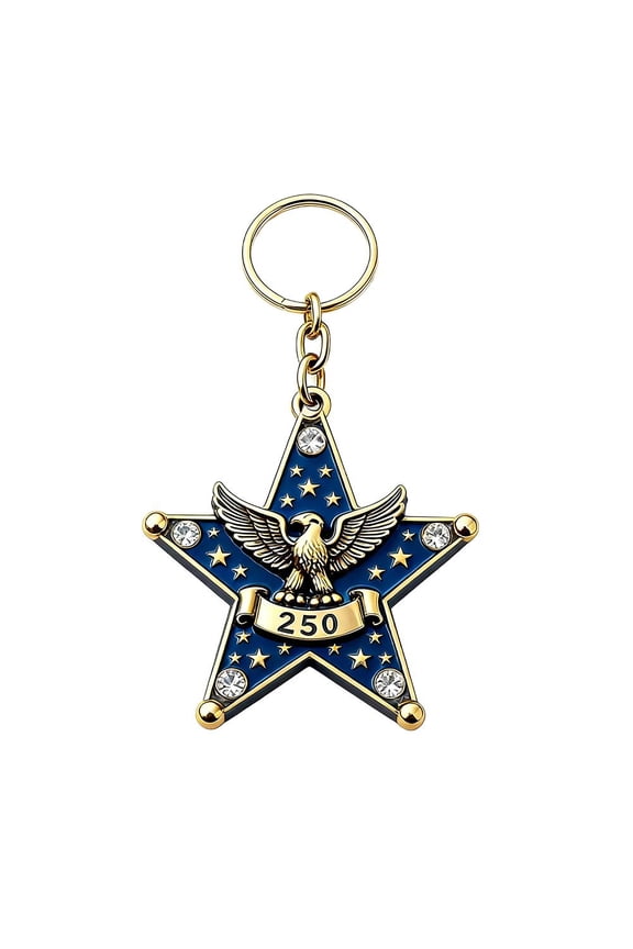 USA 250th Anniversary Commemorative Keychain 17762026, Patriotic American Eagle Key , Commemorative Gift for Women Men