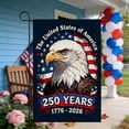 thumbnail image 1 of USA 250th Anniversary Flag 12x18 D, American Flags for Outside Patriotic Yard Decor 4th of July America 250 Merchandise, 1 of 6