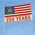 thumbnail image 1 of USA 250th Anniversary Flag 3x2 Ft, America 1776-2026 Patriotic Flag Banner with US Map Design, 250 Years of Freedom Decoration for Outdoor Yard Porch Wall Independence Day 4th of July Decor, 1 of 7