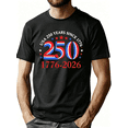 thumbnail image 1 of USA 250th Anniversary Graphic T-Shirt, 250 Years of Freedom 1776-2026 Patriotic Red White Blue Tee, Casual Short Sleeve Crew Neck Top, Independence Day Shirt Gift for Men, 1 of 7