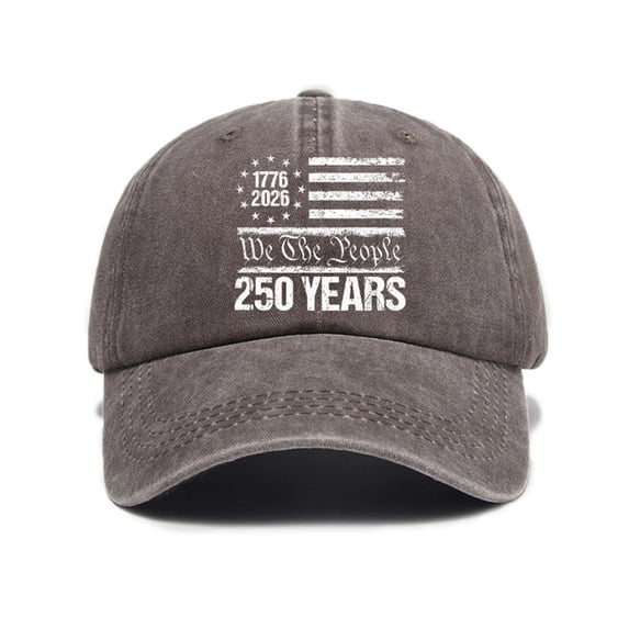 USA 250th Anniversary Hat 1776–2026 – Patriotic American Baseball Cap Adjustable Retro Embroidered Independence Day Cap for July 4th Festival Collectible Gift