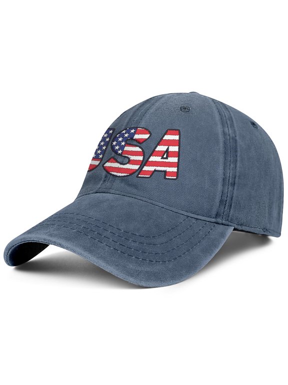 USA 250th Anniversary Hat, Adjustable 250th Anniversary Printed Patriotic Baseball Caps, Tribute Retro Washed Hat