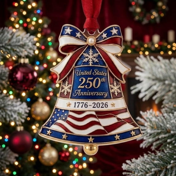 Tree Protection Flagging USA 250th Anniversary Liberty Bell Ornament (1776-2026), Patriotic ...