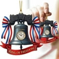 thumbnail image 1 of USA 250th Anniversary Liberty Bell Ornament Handmade Metal Commemorative Hanging Decor for Christmas Tree Garden Display Patriotic ors Keepsake and Holiday Decorations, Celebration Bell, 3D, 1 of 6