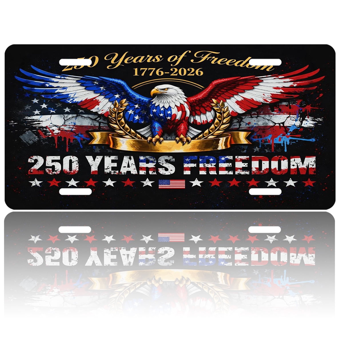 USA 250th Anniversary License Plate, 1776-2026 Patriotic License