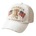 thumbnail image 1 of USA 250th Anniversary Patriotic Baseball Cap Adjustable 250th Anniversary Printed Patriotic Embroidered Hat Ideal Gift for History Enthusiasts & Festival, 1 of 3