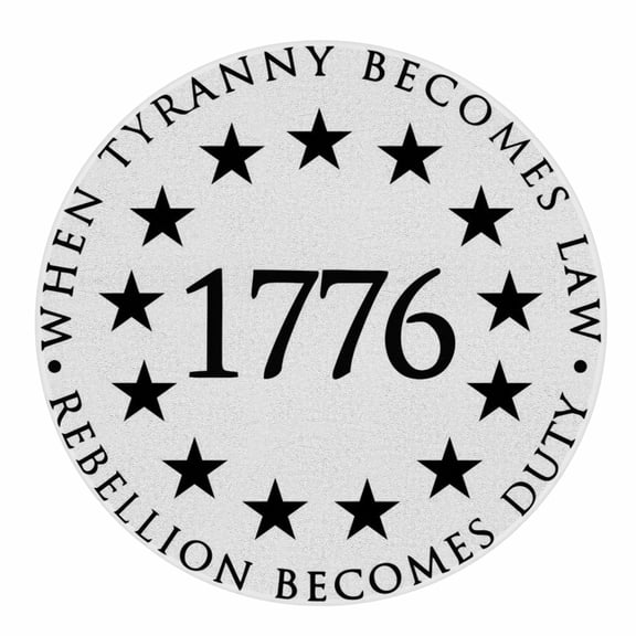 USA 250th Anniversary Patriotic Round Area Rug Non-Slip Decorative Carpet for Independence Day, Living Room, Bedroom, Playroom