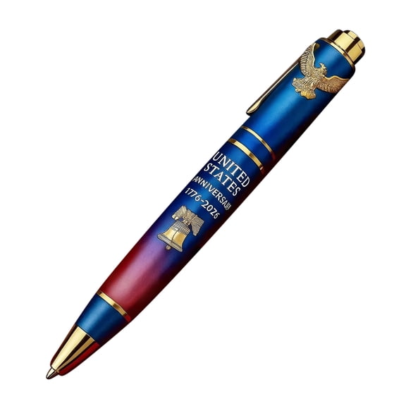 USA 250th Anniversary Pen, Metal Ballpoint Pens, USA 250th Souvenir, Office Supplies for Teacher